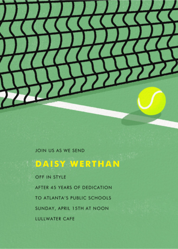 Holding Court by Paperless Post