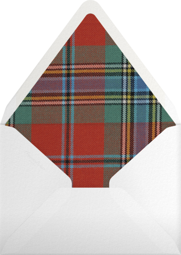 Tartan (Stationery) - Oscar de la Renta Envelope