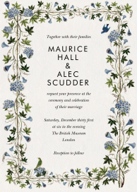 Tender Tendrils - Wedding Invitation by Stephanie Fishwick