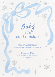 Snowflake Ribbon by Paperless Post