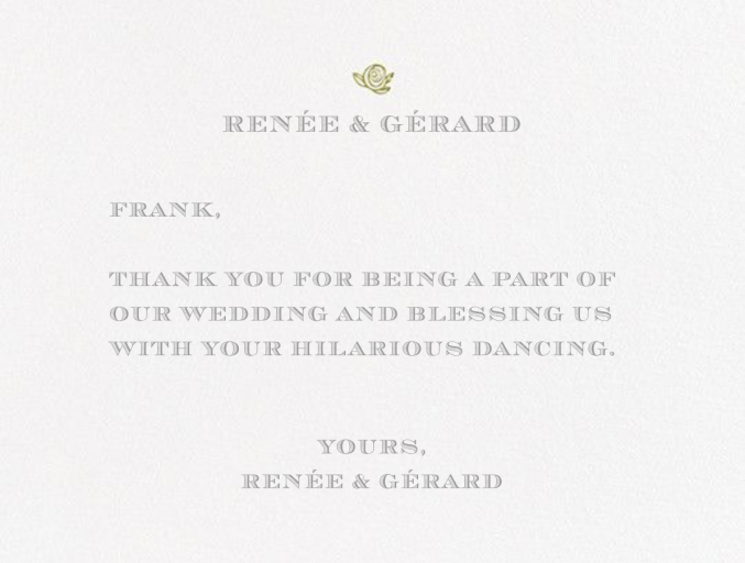 Daphne (Thank You) - Stationery by Crane & Co.