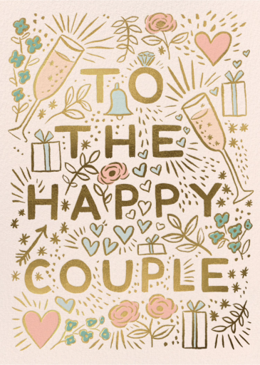 To The Happy Couple - Greeting Card by Rifle Paper Co.
