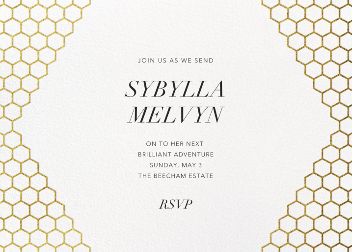 Honeycomb Party - Retirement and Farewell Party Invitation by Paperless Post