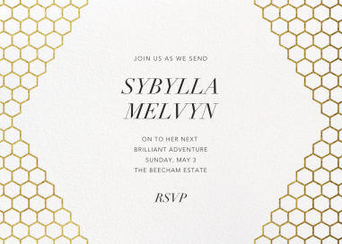 Honeycomb Party - Celebration Invitation by Paperless Post