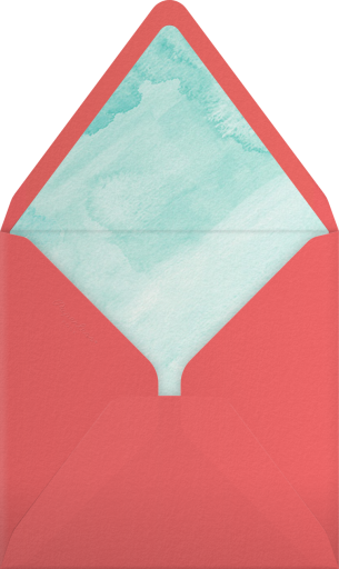 Beach Coral - Paperless Post Envelope