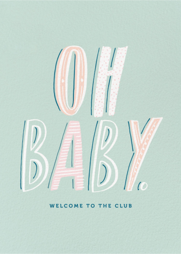 Club Kid - New Baby Card by 2021 Co.