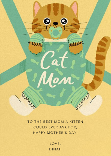 Furbaby Crazy (Cat) - Mother's Day Card by Paperless Post