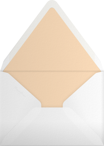 Floral Garden Baby Invitation Envelope