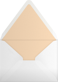 Floral Garden Baby Invitation Envelope