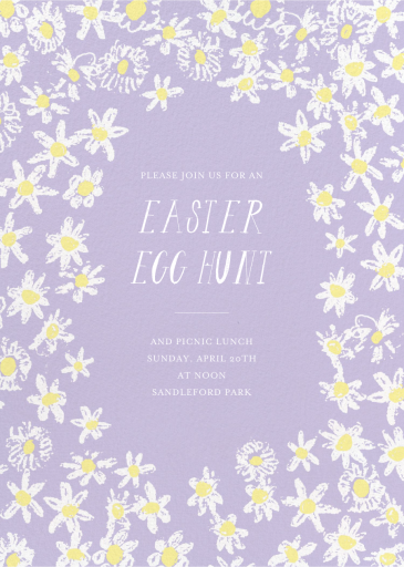 Among the Daisies - Easter Invitation by Mr. Boddington's Studio