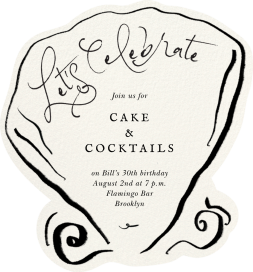 Shell and Script - Let's Celebrate by Ten Story Stationery