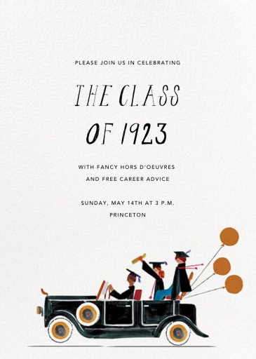 Road Trip to Portland - Graduation Party Invitation by Mr. Boddington's Studio