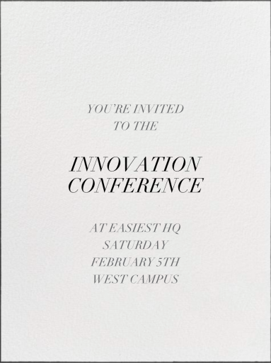 Edge Stain Ivory - Bachelor Party Invitation by Paperless Post