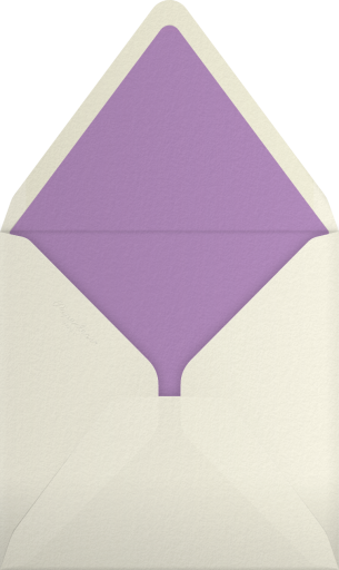 Cream Interior Border - Paperless Post Envelope