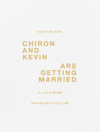 Monogold by Paperless Post