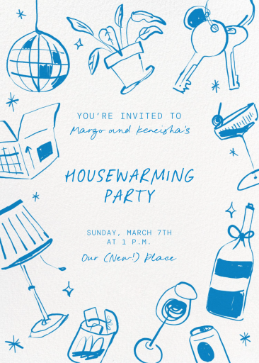 Adornos para el hogar - Invitación para la fiesta de inauguración de la casa por Paperless Post