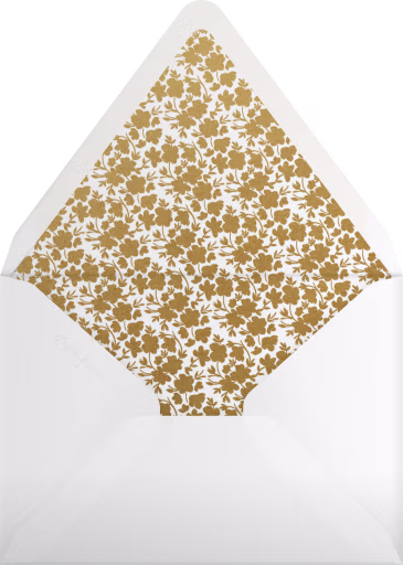 Gilded Petals - Monique Lhuillier Envelope