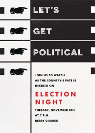 Let's Get Political - Election Invitation by Paperless Post