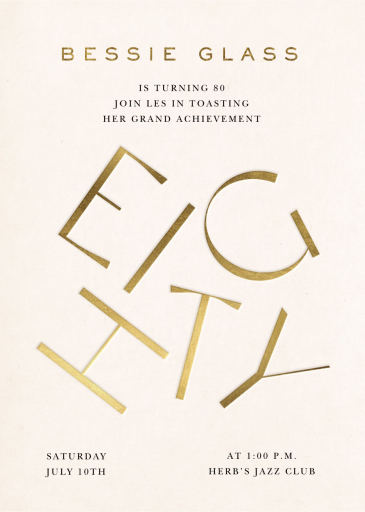 Free Falling - Invitation by Paperless Post