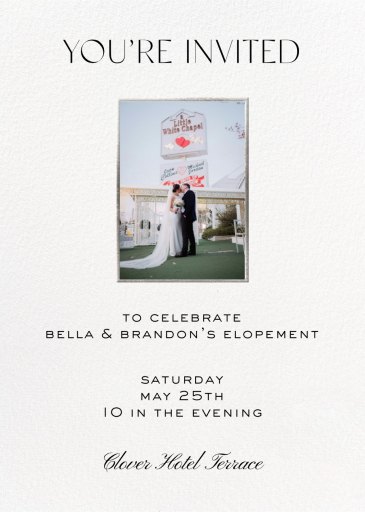 Silver Frame - Invitation by Paperless Post - Back