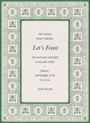 Artichoke - Dinner Party Invitation by Rifle Paper Co.