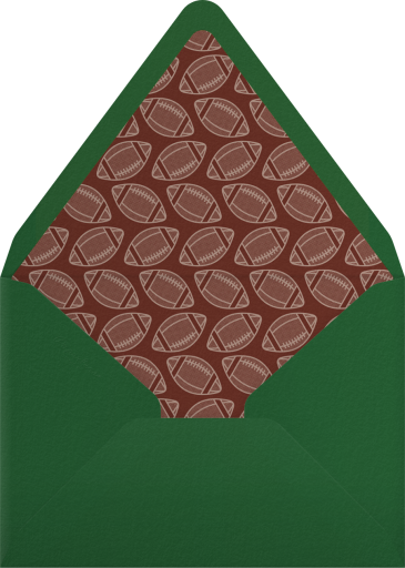 Football Season - Paperless Post Envelope