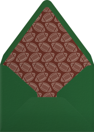 Football Season - Paperless Post Envelope