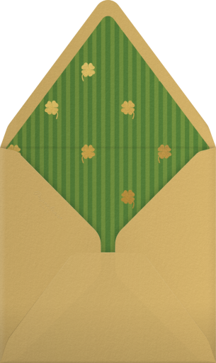 Lucky Clover - Paperless Post Envelope