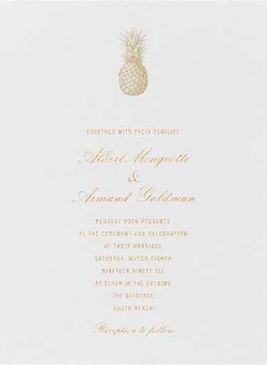 Basse - Terre - Invitation by Crane & Co.