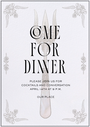 Vintage Fork - Invitation by The V&A