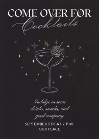 Evening Toast - Cocktail Party Invitation by Paperless Post