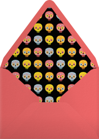Little Sugar Skulls - Paperless Post Envelope