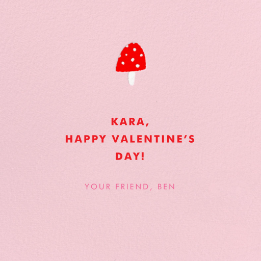 Little Gnomie - Valentine's Day Card by Hello!Lucky - Back