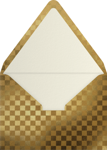 Golden Groove - Paperless Post Envelope