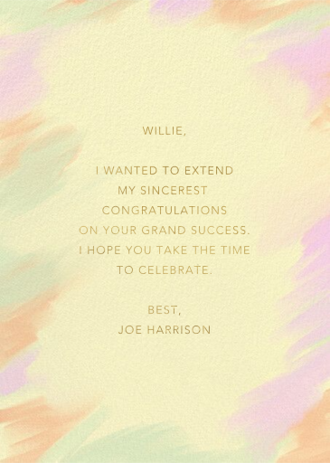 Radical - Retirement Card by Paperless Post - Back