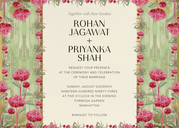 Aniyora - Indian Wedding Invitation by Anita Dongre