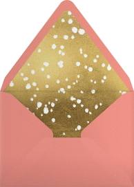 Golden Toast - Paperless Post Envelope