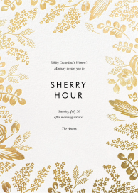 Heather and Lace - Corporate Reception Invitation by Rifle Paper Co.