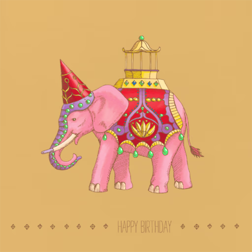 Majestic Elephant - Birthday Card by Paperless Post