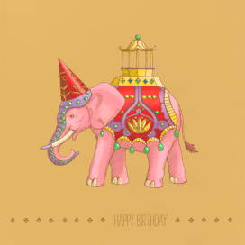 Majestic Elephant - Birthday Card by Paperless Post