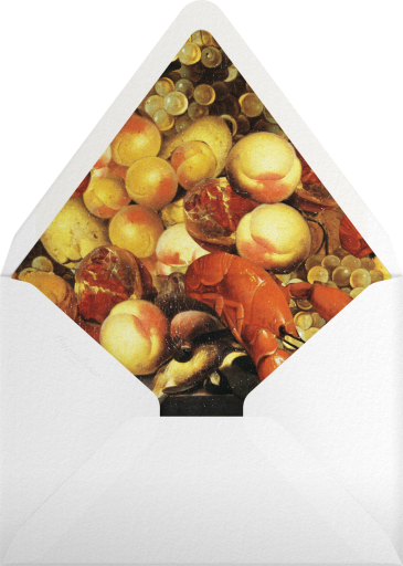 Dinner Indulgences - The V&A Envelope