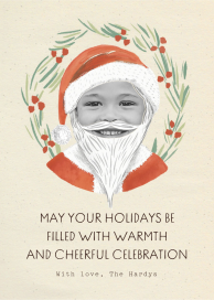 Little Saint Nick Photo - Christmas Card by Merrilee Liddiard