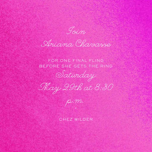 Last Fling - Invitation by Paperless Post - Back