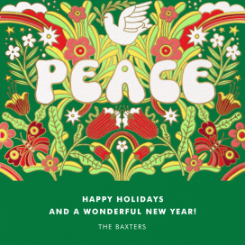 Groovy Greeting - Christmas Card by Hello!Lucky