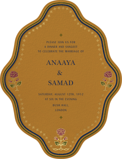 Gulab Border by Chand Sitara