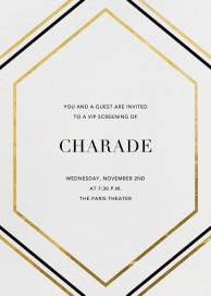 Deco Hex Frame - Viewing Party Invitation by Paperless Post