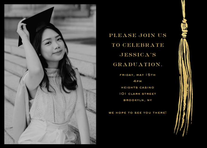 KSNY Tassel (Photo) - Invitation by kate spade new york