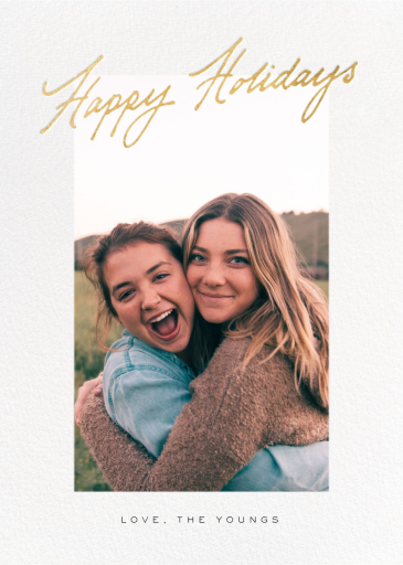 Inscribed - Holiday Card by Paperless Post