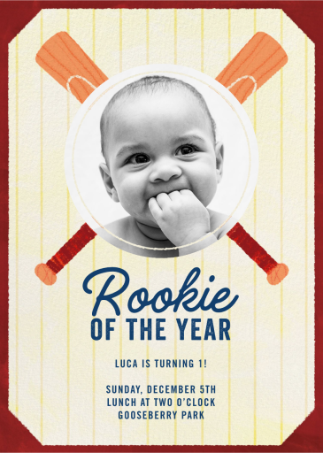 Future All-Star - First Birthday Invitation by Paperless Post