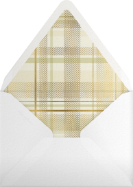 Sparkling Tartan - Paperless Post Envelope